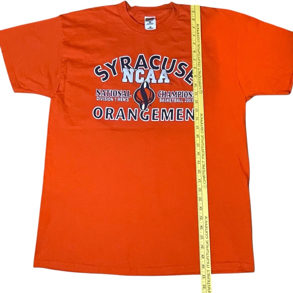 Vintage Syracuse T-Shirt SU Orangemen Basketball 2003 National Champions Mens XL - Picture 11 of 14